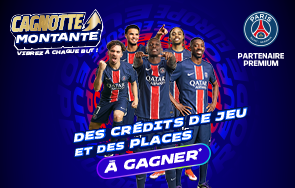 Cagnotte montante PSG